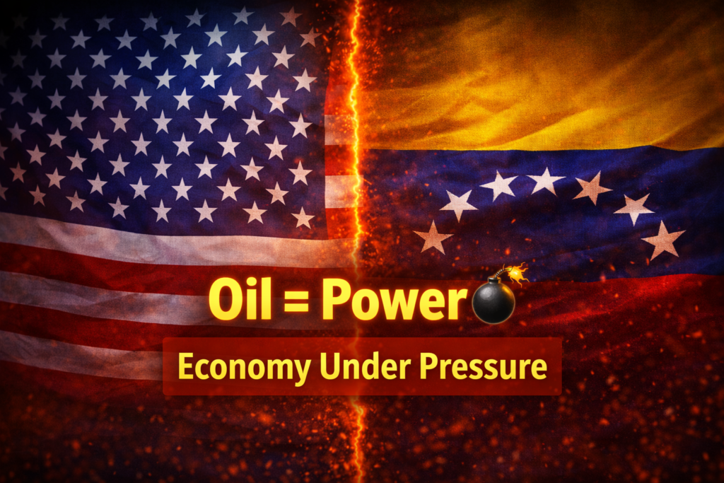 This image shows tussle between USA Navy and Venezuela