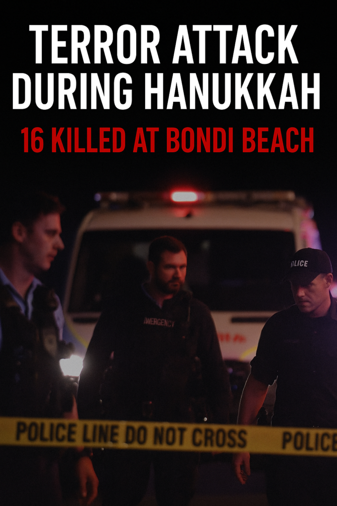 Chaos at Bondi beach